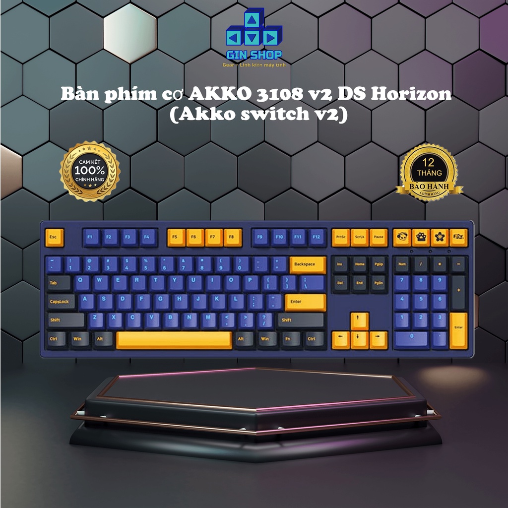 Bàn phím cơ AKKO 3108 v2 DS Horizon (Akko switch v2)