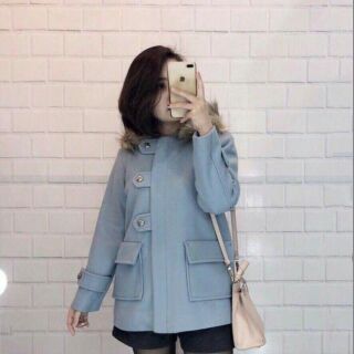 Áo dạ lót lông cừu