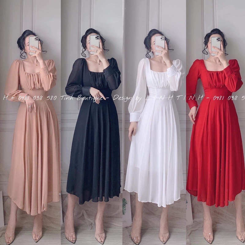 Đầm voan tiểu thư siêu sang