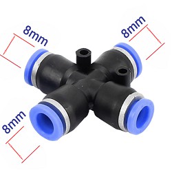 Chữ thập chia 4 hướng ống 8mm.