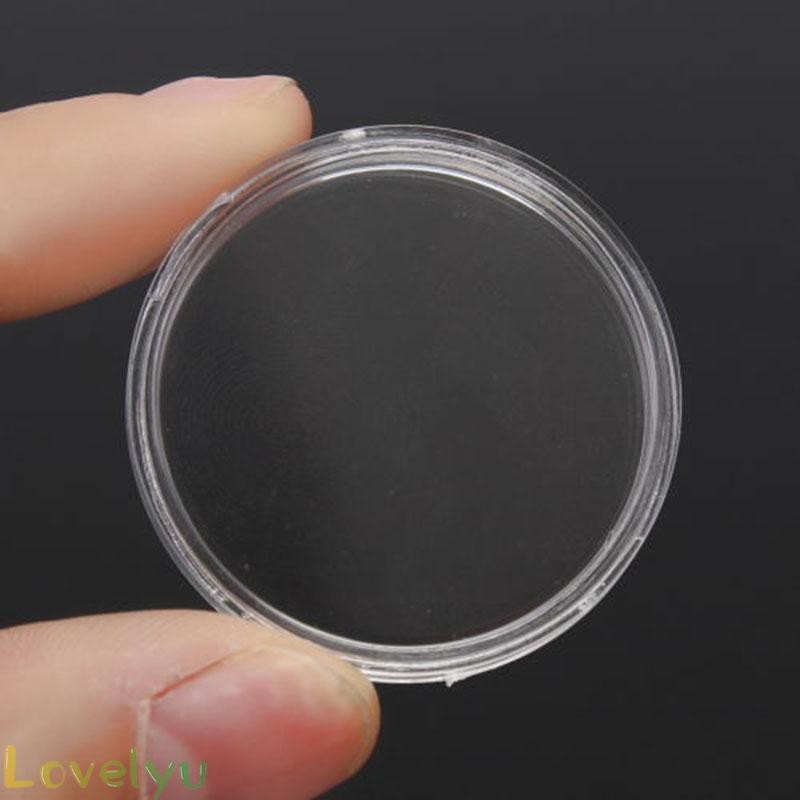 Coin Capsule High transparency coating Neatly trimmed edge Use and carry Round Storage Protection Containers 23mm