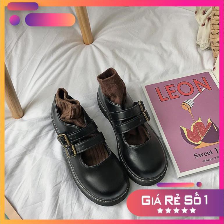 sale (S115) Giầy nữ quai ngang phong cách nữ sinh Nhật Bản (mã A19)(mã H-2) | BigBuy360 - bigbuy360.vn