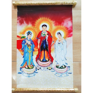 TRANH TAM THẾ PHẬT TREO TƯỜNG TẠI GIA