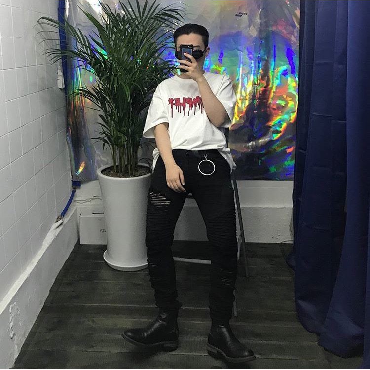 Áo thun tay lỡ form rộng unisex Neko.sg ATL143