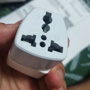 2200W | SOPOKA | Phích chuyển đổi sạc 3 chân giắc cắm điện chuyển đổi ổ 3 chấu thành 2 chấu đầu nối ổ cắm 3 cực -MiHouse