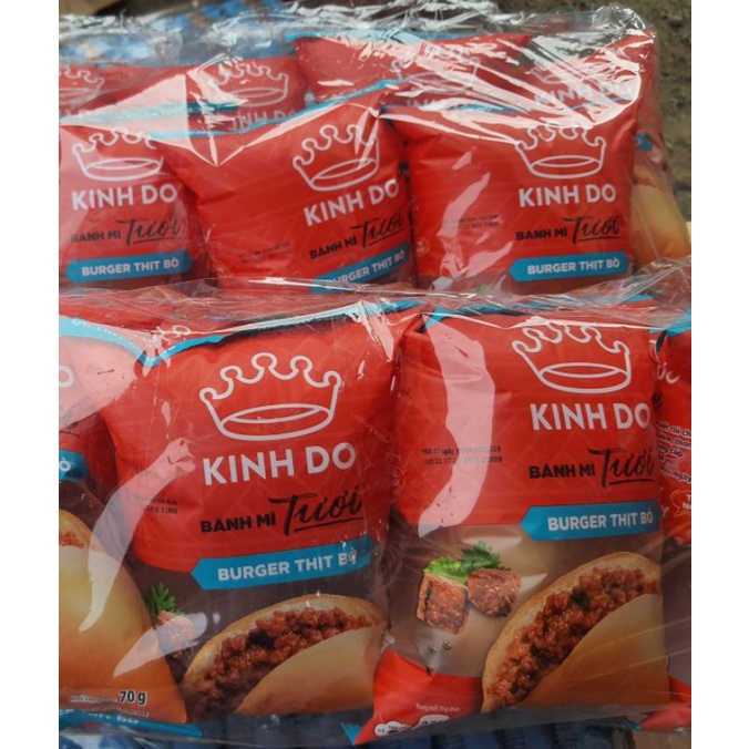 Bánh mì Tươi Kinh Đô Buger Bò