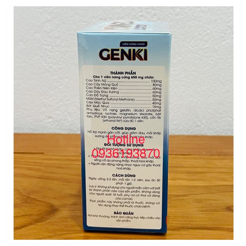 XƯƠNG KHỚP GENKI 👍 ❤️ KHỚP GENKI PHỤC HỒI XƯƠNG KHỚP