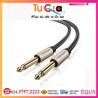 Cáp âm thanh stereo 2 đầu đực chuẩn jack 6.5mm dài 5m UGREEN AV128 40813
