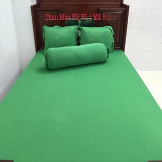 Bộ Drap Thun Màu Hàn Quốc Mát Lạnh