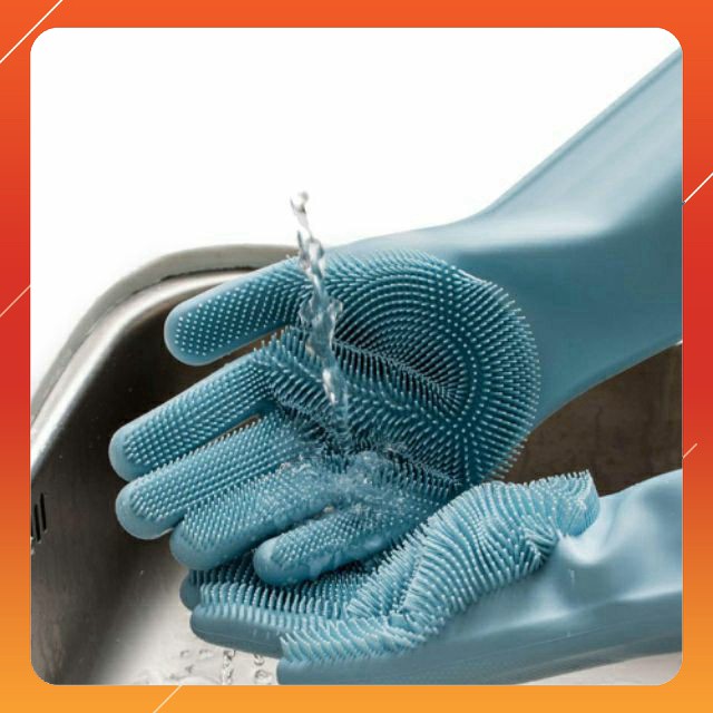 Đôi Găng Tay Silicon Lau Rửa Tạo Bọt Tiện Dụng
