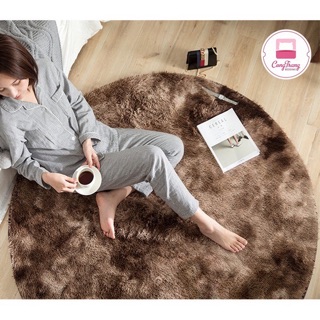 Thảm lông tròn - Thảm lông tròn trải sàn đường kính 1mx1m