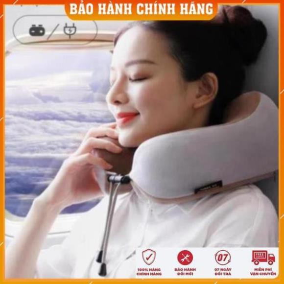 Gối Massage Vòng Cổ Chữ U 360 Đa Năng - Hỗ Trợ Mát Xa Vùng Cổ Vai Gáy - Gối Massage Cổ Nhật Bản