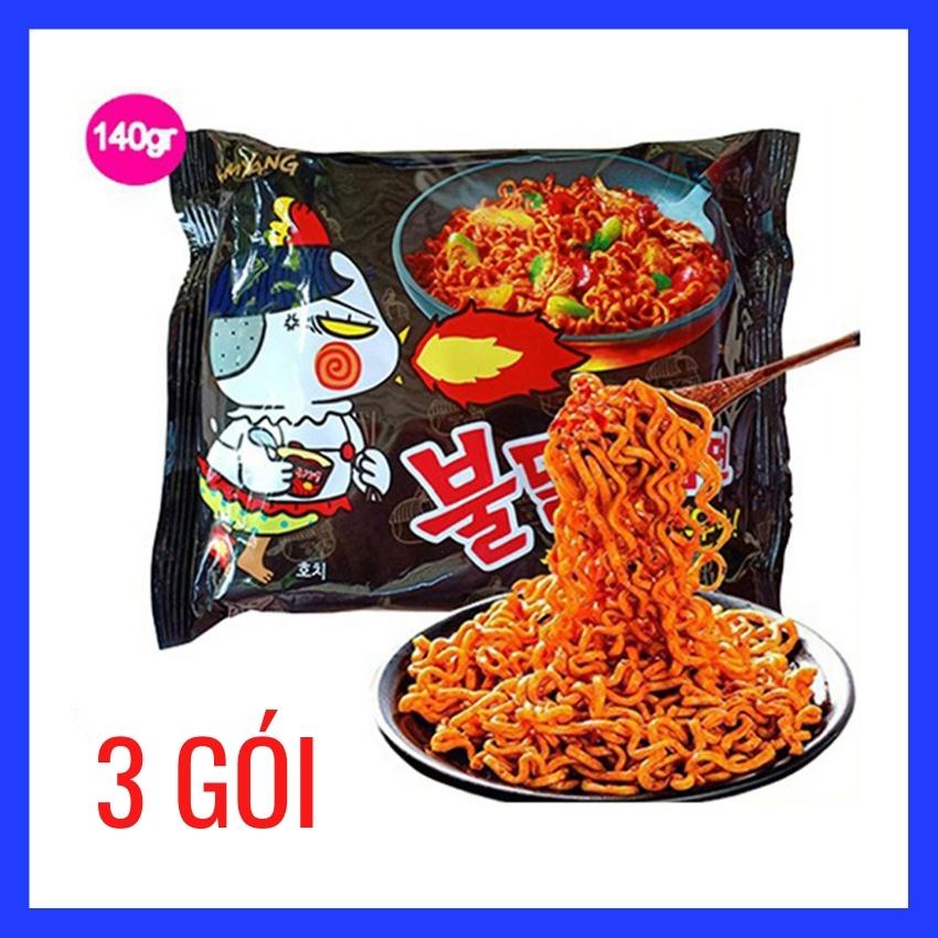 Mì khô Gà cay Samyang vị truyền thống 3 gói x 140g - Mã M01