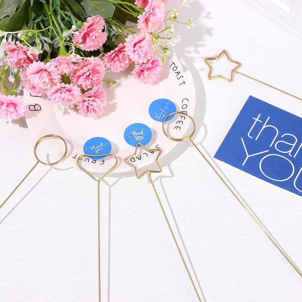 LANSEL Set 10 Kẹp Giữ Thẻ Bằng Kim Loại Tiện Lợi Dễ Sử Dụng