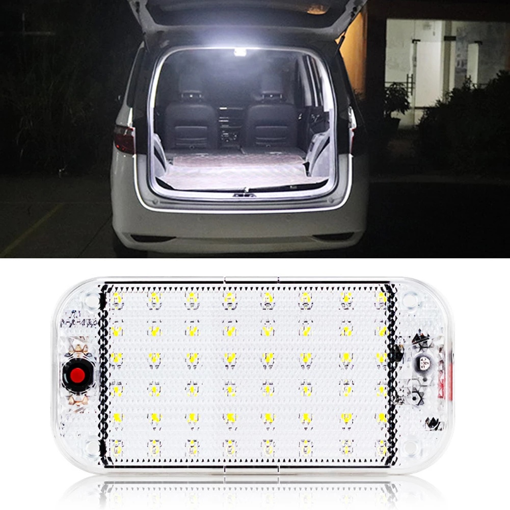 Bảng Đèn LED 48 Bóng Gắn Trần Xe Hơi Xe Tải Chuyên Dụng
