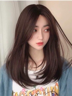Tóc giả 2 mái cá tính💕🥰freeship-tặng lưới chùm tóc