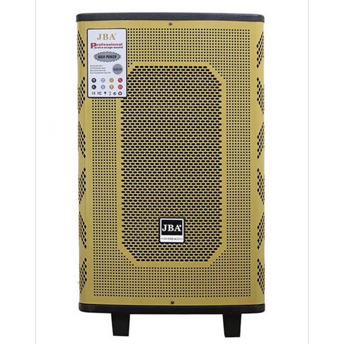 Loa kéo JBA CH15-58, loa karaoke bass 4 tấc, 2 mic ko dây