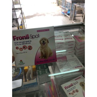 Fronil Spot - nhỏ gáy cổ diệt ve rận bọ chét (hộp 5 ống)