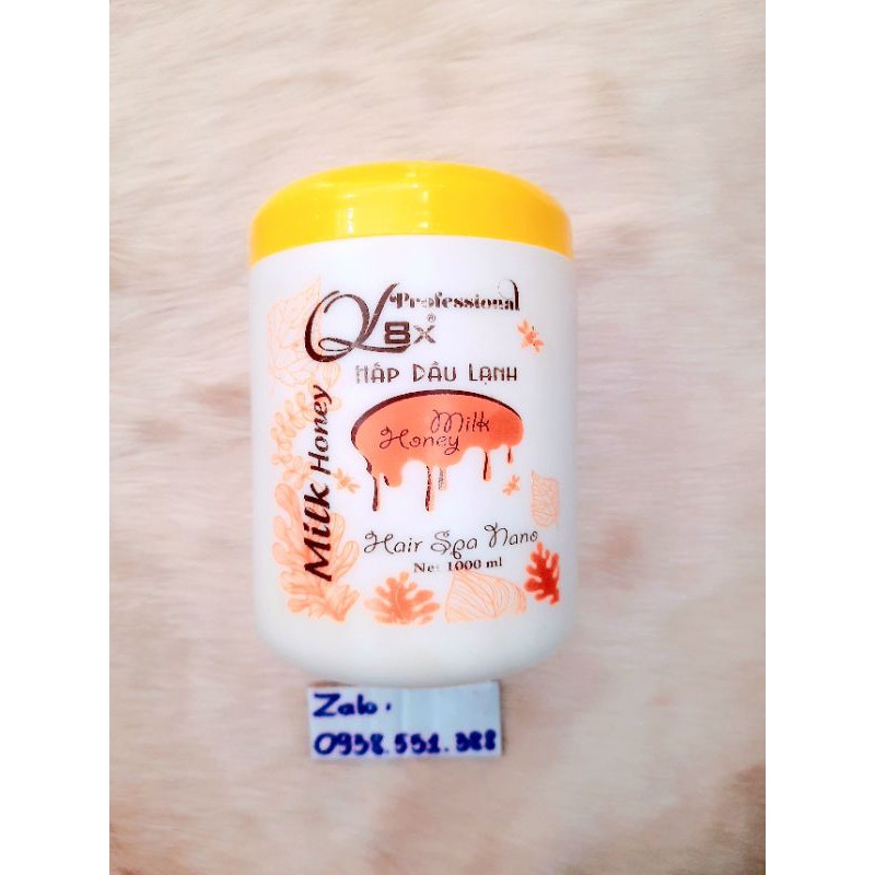 Hấp dầu collagen Honey milk QL8X 1000 ml siêu thơm mềm mượt phục hồi tóc yếu khô xơ hư tổn hoặc thay dầu xả ủ lạnh 😍 S2😍