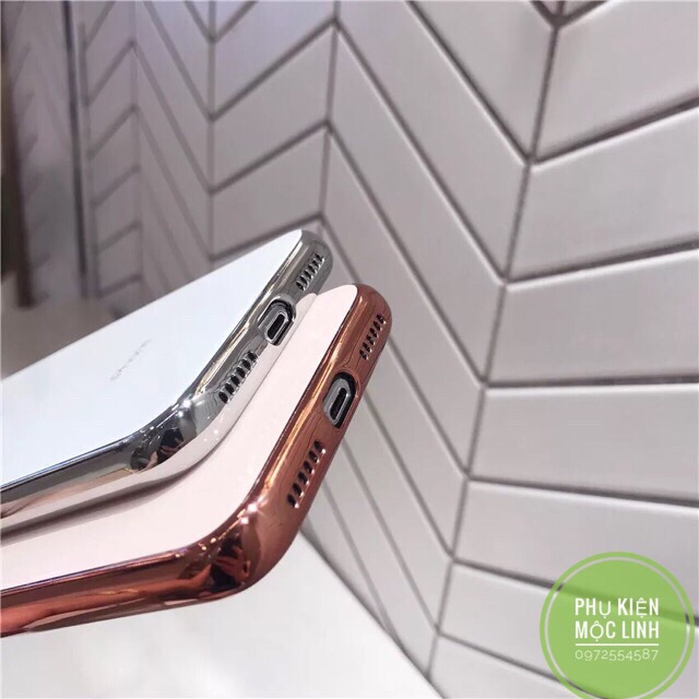 ỐP LƯNG KÍNH VIỀN DẺO CÙNG MÀU GIẢ Xs max IPHONE X XS 8plus 7plus 6splus 6plus 6s 6 Xs max