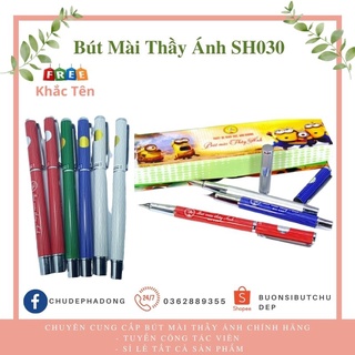 [Free Khắc Tên] Bút Mài Thầy Ánh SH030 – Bút Máy Ánh Dương Ngòi Mài Thanh Đậm Luyện Chữ Đẹp-Kèm Hộp
