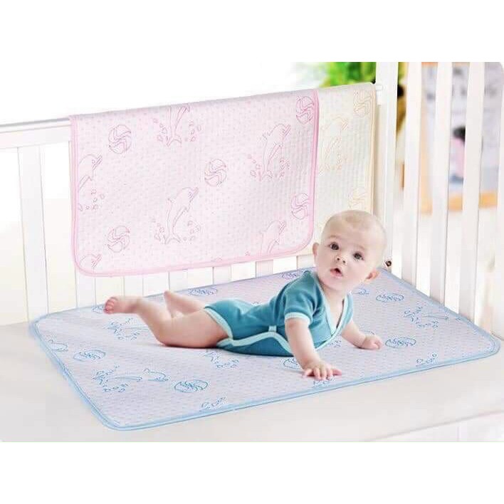 Chiếu chống thấm lót giường 4 lớp cotton