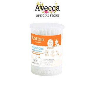 Tăm Bông Trẻ Em Kotton Care For Kid  Bông Bạch Tuyết (120 Que/Hộp)