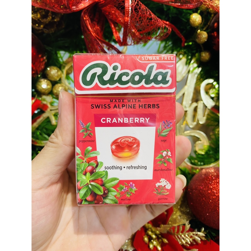 Kẹo thảo mộc ngậm ho Original các vị hiệu Ricola