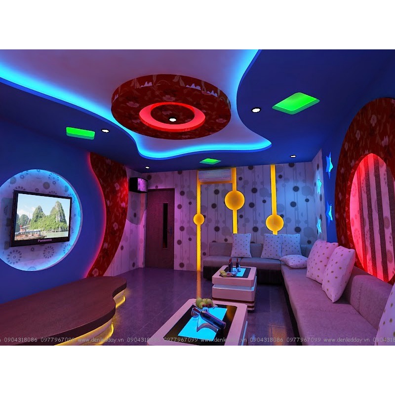 ComBo 10 Mét Đèn Led TikTok Nối Sẵn Nguồn, Decor phòng vô cùng đẹp và Chill, đèn màu trang trí video clip triệu views