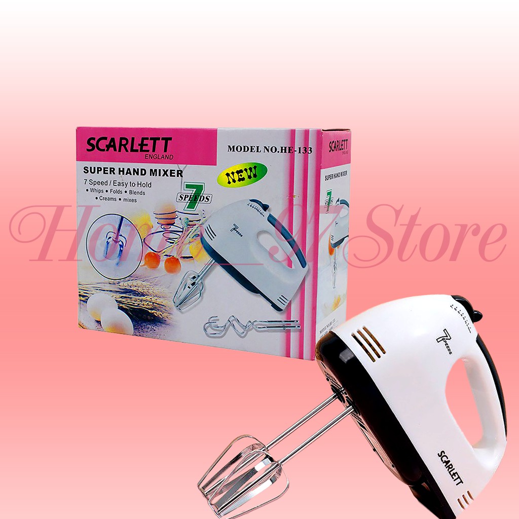 Máy Đánh Trứng Mini Cầm Tay 7 Tốc Độ, Đánh Trứng, Làm Bánh, Đánh Kem,Trộn Bột,Tạo Bọt Cà Phê Tiện Lợi.