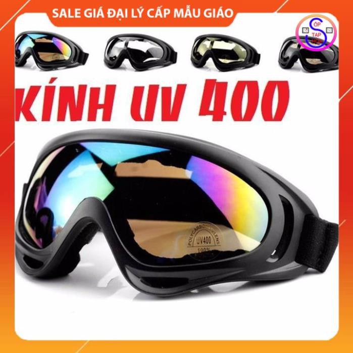 💎FREESHIP💎 Kính Phượt UV400 Gắn Nón Bảo Hiểm Xe Máy