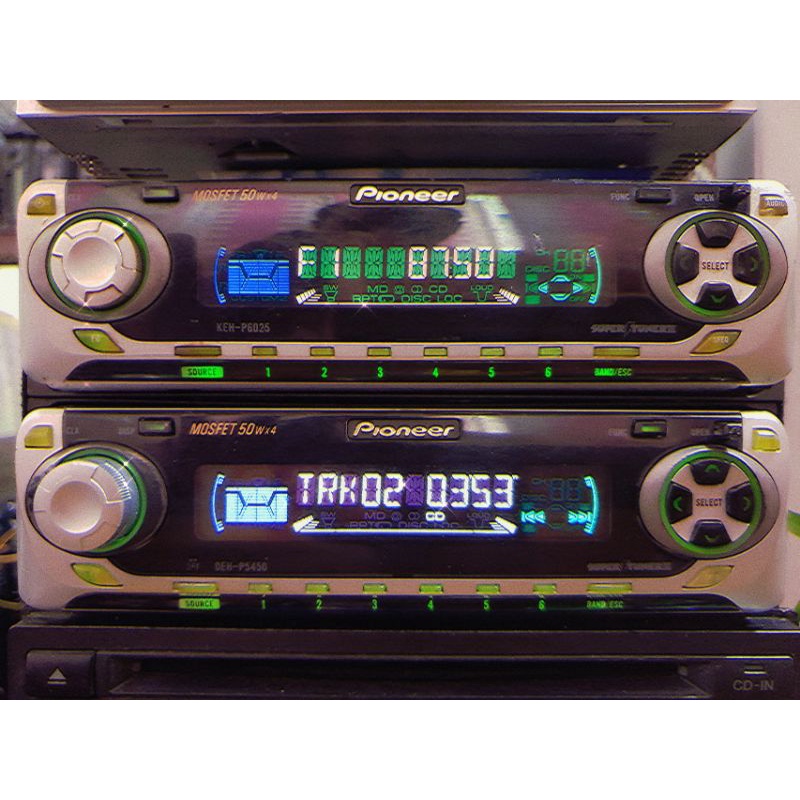 Đầu cd&tape Pioneer MOSFET giành cho ô tô . lắp chung cho tất các hãng xe.