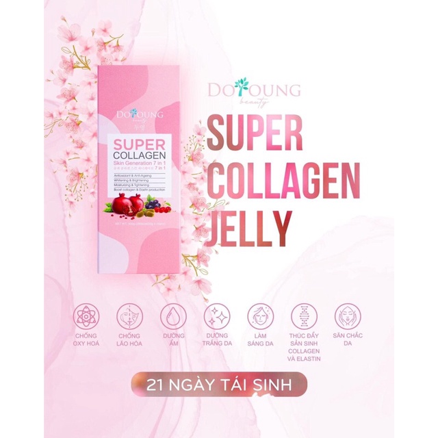 THẠCH SUPER COLLAGEN SKIN GENERATION 7 IN 1 DOYOUNG Chính hãng