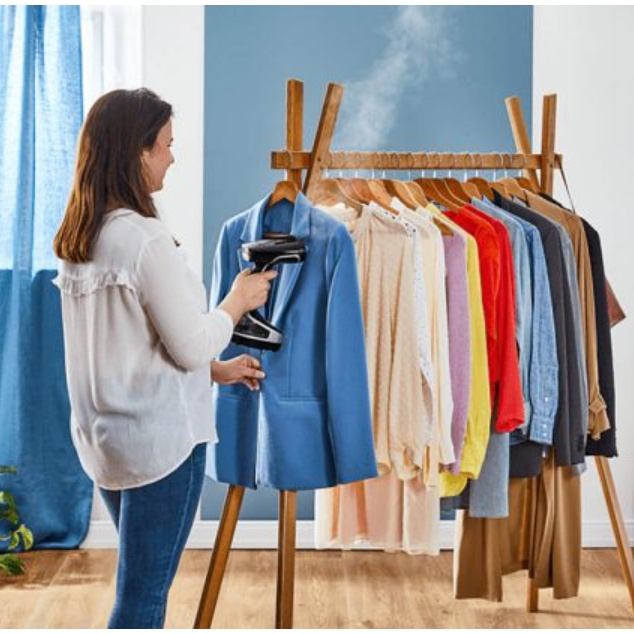 Bàn là hơi nước khử trùng TEFAL DT8270 Access Steam Force Dampfburste màu đen bạc