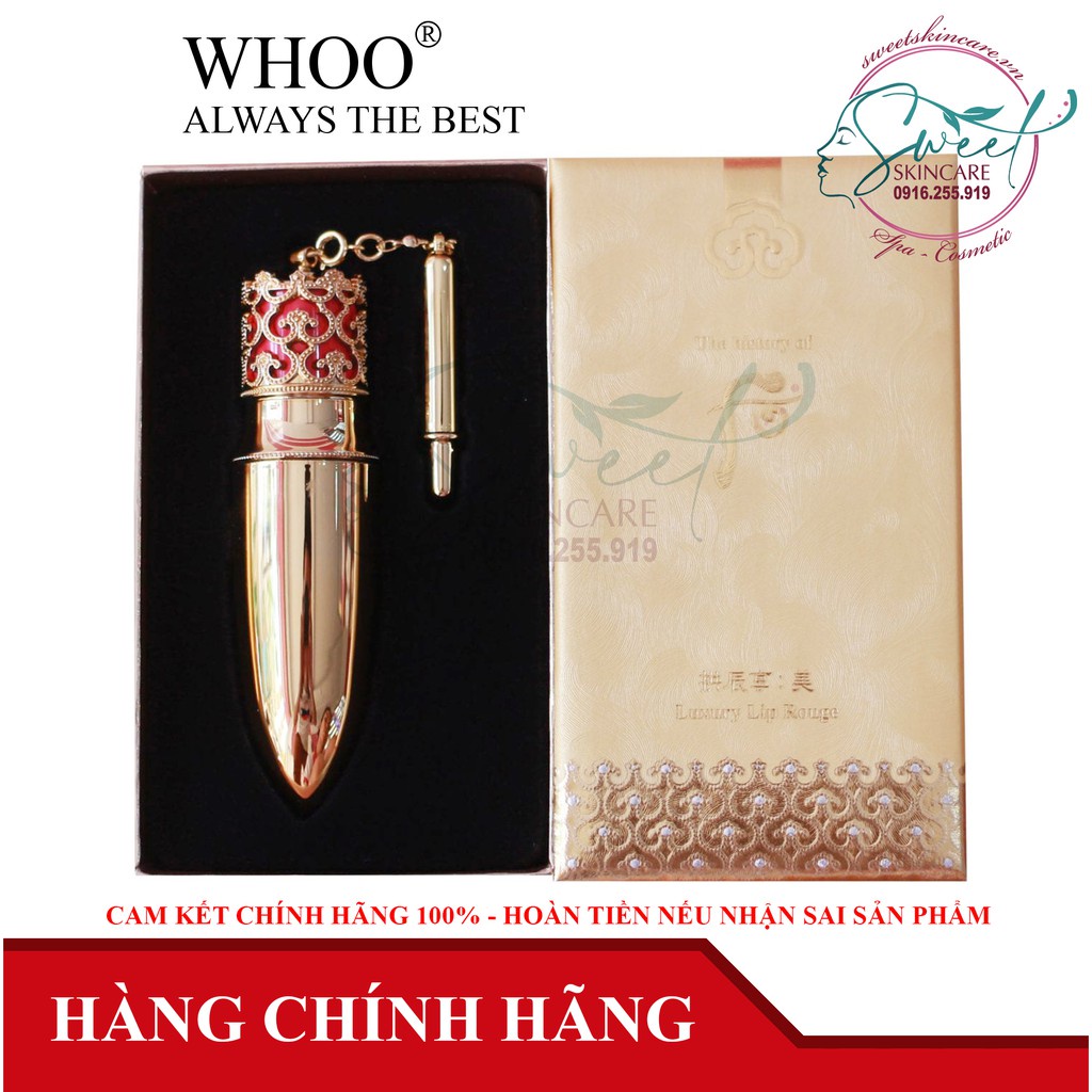 Son Môi Hoàng Cung Cao Cấp Whoo Mi Luxury Lip Rouge 6gr
