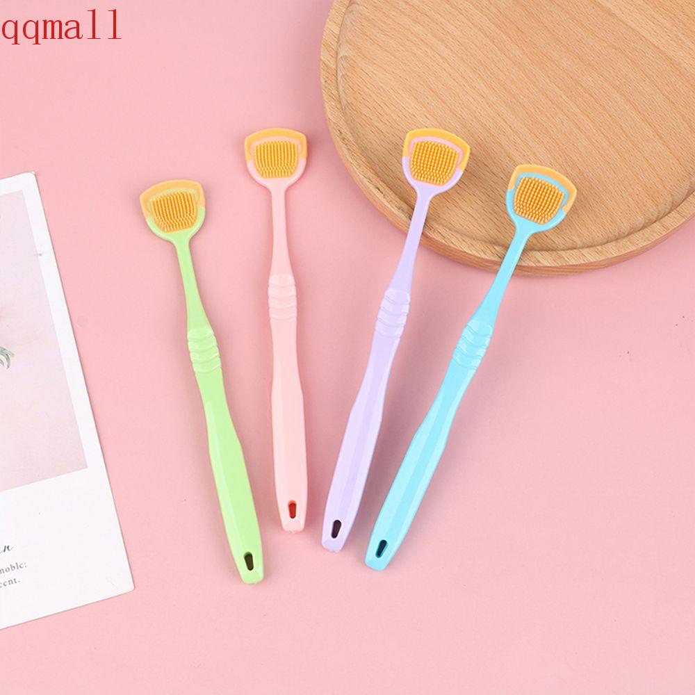 Bàn Chải Hai Mặt Mềm Mại Làm Sạch Lưỡi Chăm Sóc Sức Khỏe