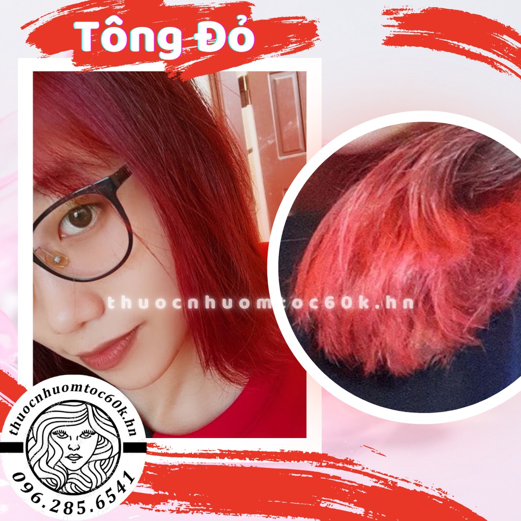 Thuốc nhuộm tóc màu Đỏ kèm trợ dưỡng găng tay thuocnhuomtoc60k.hanoi | BigBuy360 - bigbuy360.vn