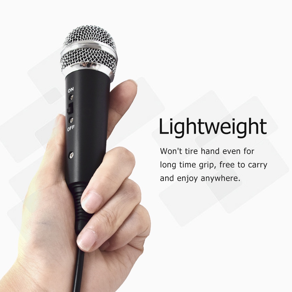 Ghi âm Condenser Microphone Điện thoại di động Microphone cho máy tính Pc Karaoke dạy trực tuyến Mic 3.5mm cắm phù hợp