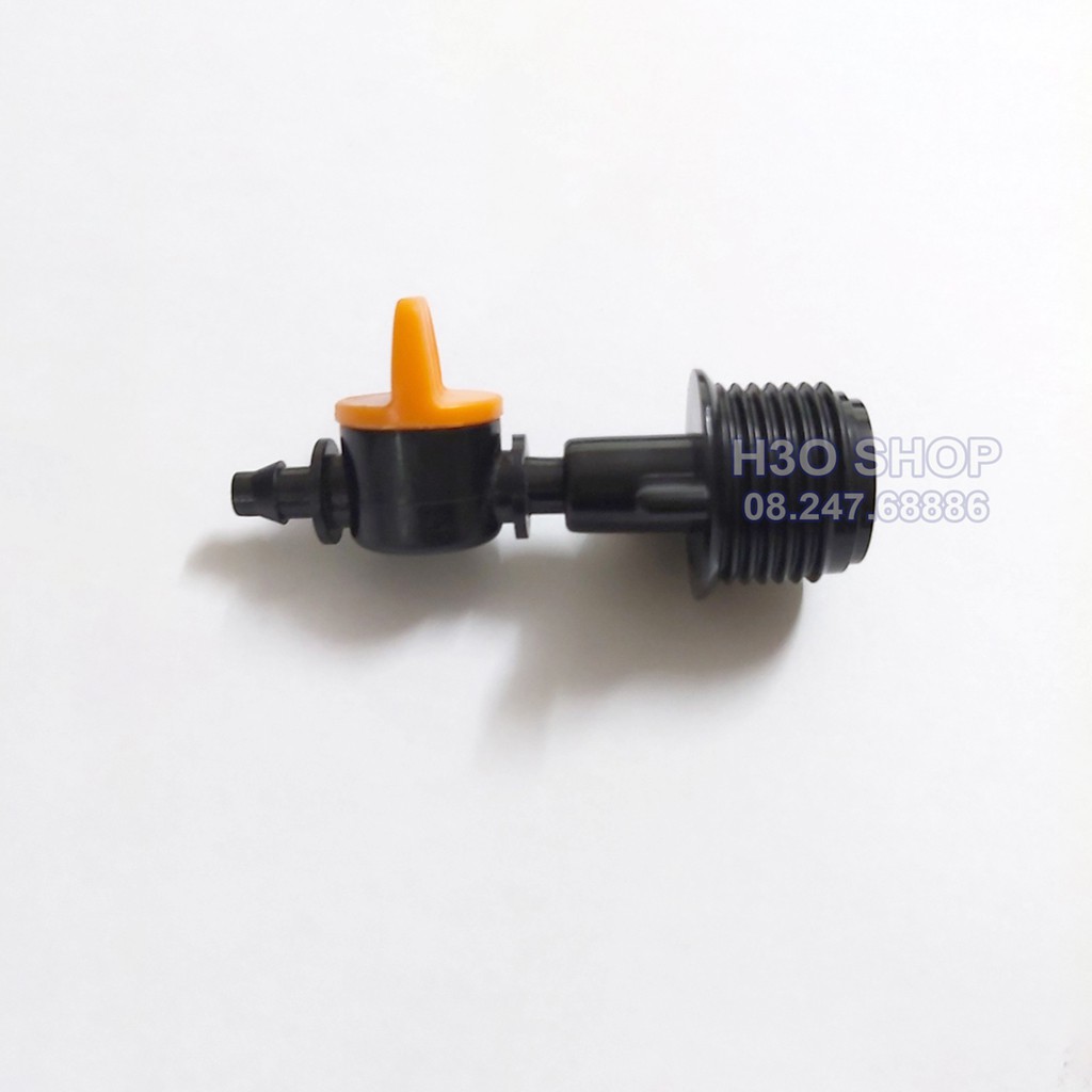 Van Khởi Thủy Kèm Chuyển Ren Ngoài 21mm Ra Ống Tưới 6mm