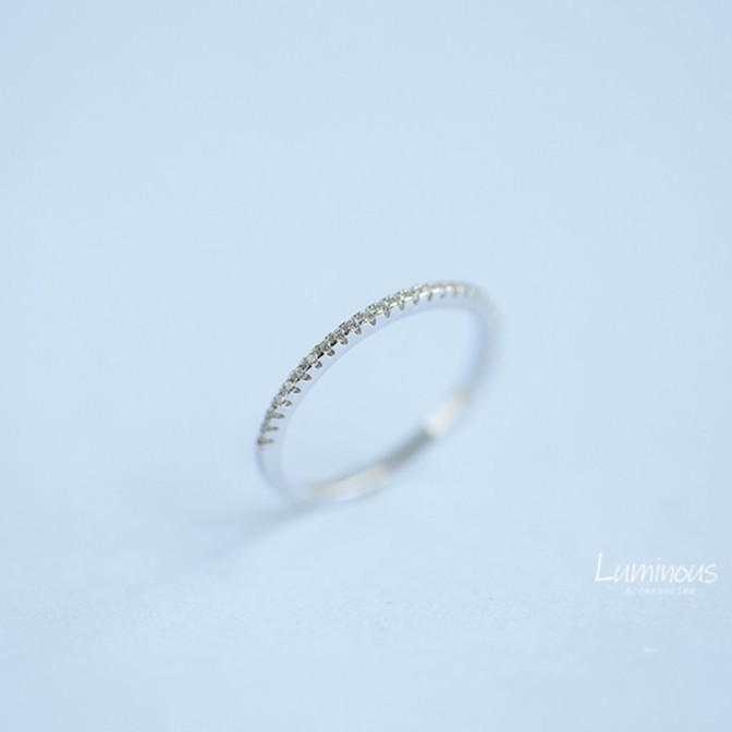 Nhẫn bạc 925 Luminous "CRYSTAL LIGHT"