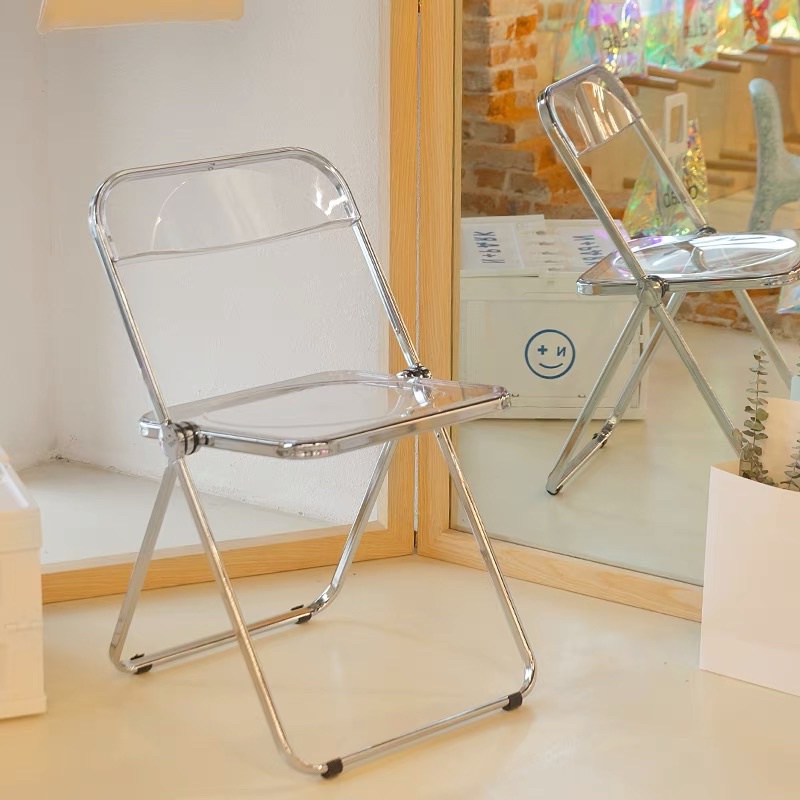 Ghế trong suốt Acrylic chair, ghế pha lê trang trí studio - Décor nhà Sò