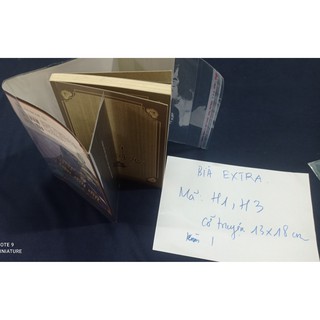 10 cái Bao bìa bọc bìa extra dành cho truyện bìa rời (Mã:  H1 H3) cho truyện 13 x18cm