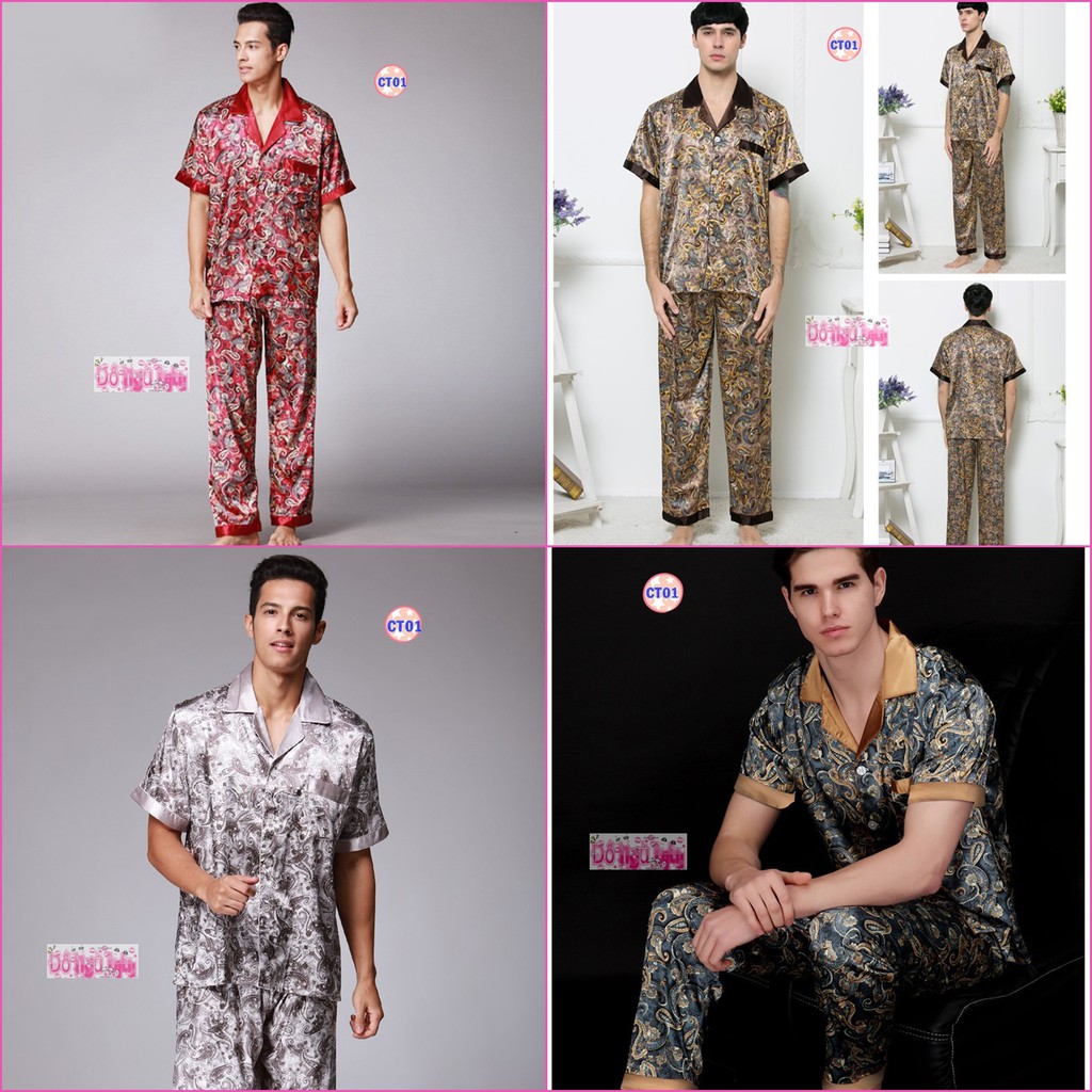 NEW Pijama Lụa dành cho nam giới MÁT mẻ gợi cảm