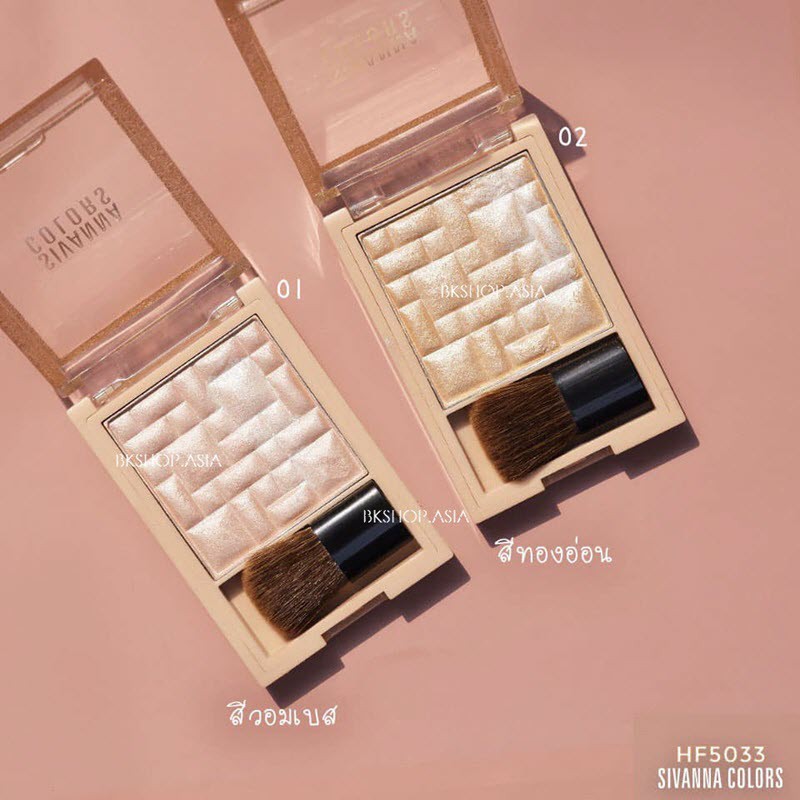 [ Auth Thái ] Phấn Bắt Sáng Sivanna Colors Highlighting Powder HF5033