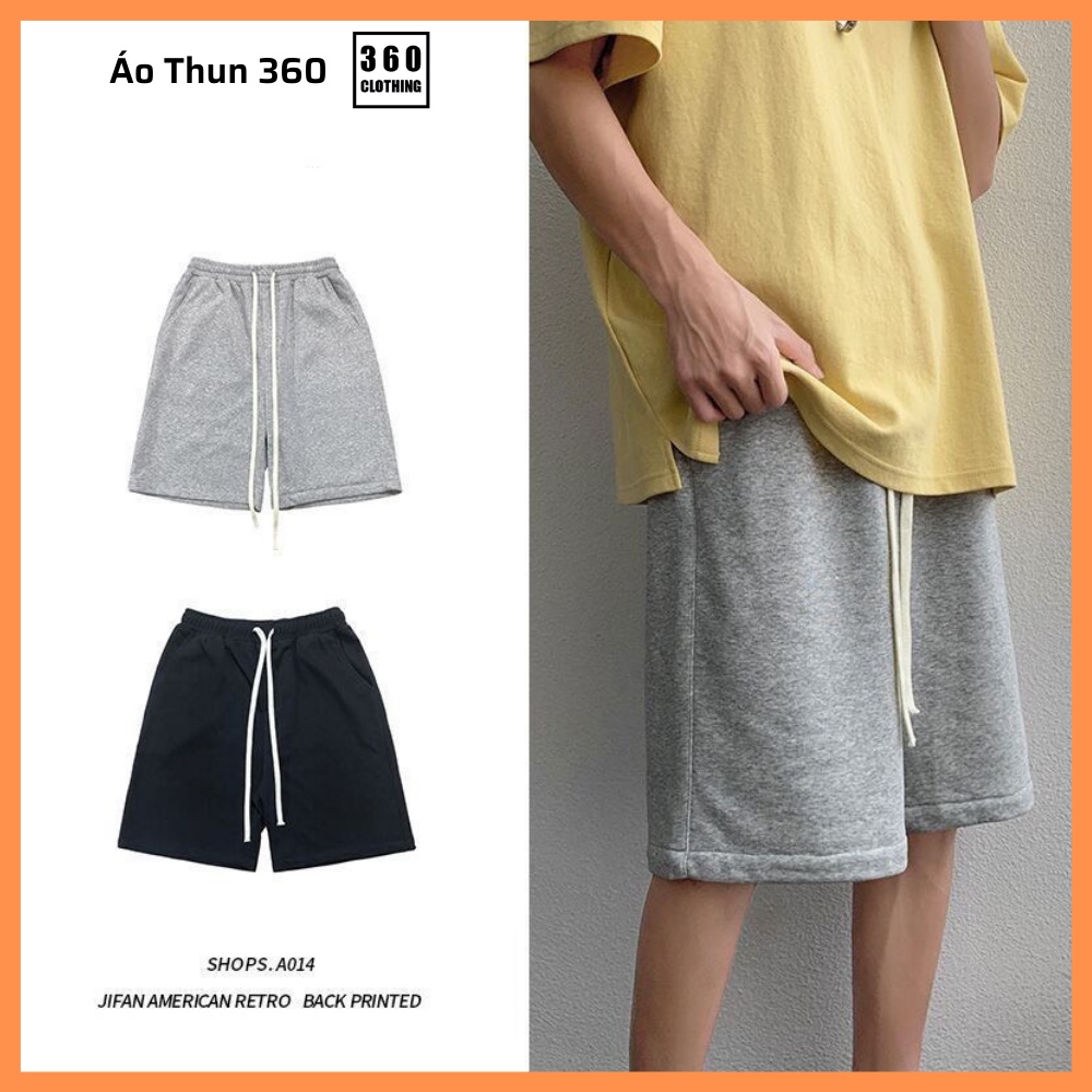 Quần unisex nam nữ thể thao basic 3 màu Trơn dáng oversize phong cách đường phố Hàn Quốc Ulzzang