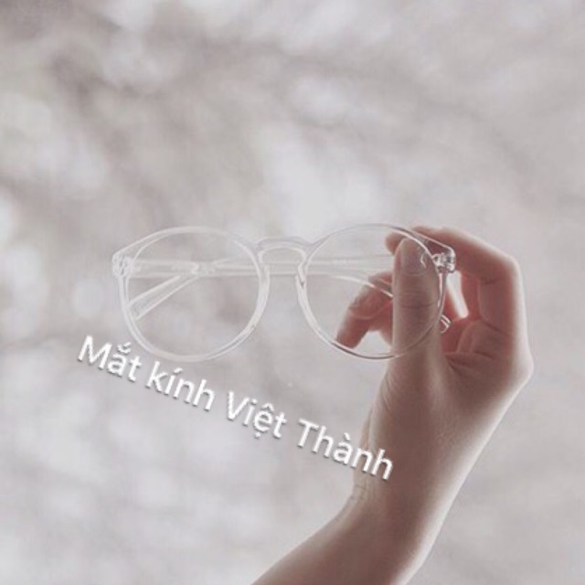 gọng Kính mắt mèo kính cận trong suốt loại tốt lắp được cận viễn loạn theo yêu cầu
