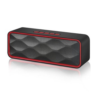 Loa bluetooth đa chức năng stereo mini siêu Bass hỗ trợ FM, USB, Thẻ nhớ