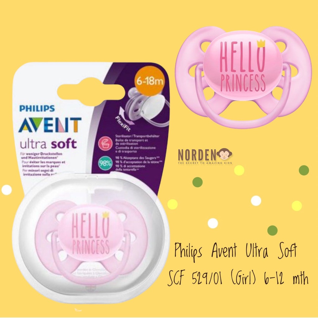 Ti Ngậm Đơn Philips Avent Ultra Soft, Ti Ngậm Thông Khí Philips Avent
