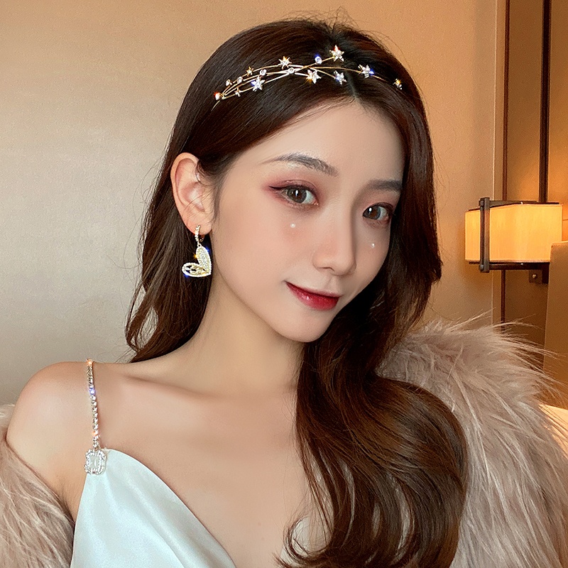 Cài tóc CHLINS đính đá và ngọc trai giả thời trang dành cho nữ
