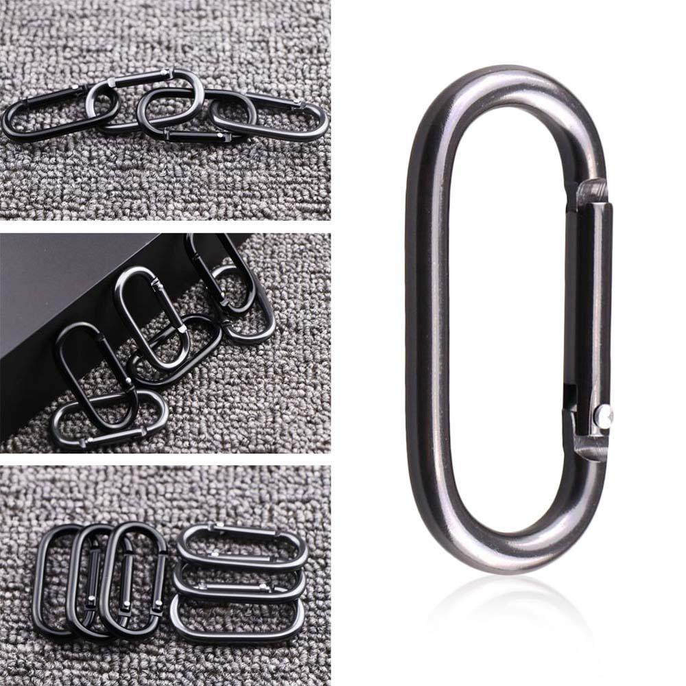 Móc Khóa Hình Oval Chuyên Dụng Cho Túi Câu Cá Cắm Trại Leo Núi